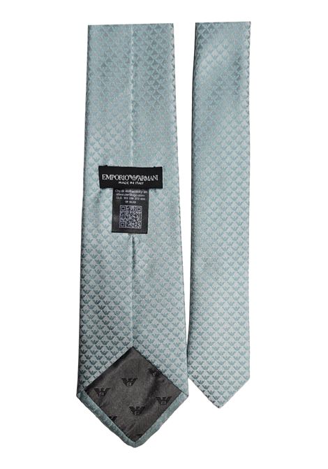 CRAVATTA IN PURA SETA MONOGRAM JACQUARD EMPORIO ARMANI | Cravatte | 340075 CC11301630